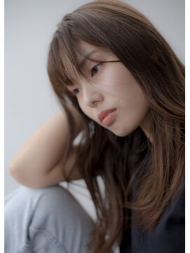 ヘアメイク エイト キリシマ(hair make No.8 kirishima) セミロング×ニュアンスカラー・instagram @no8_doc_shinichi