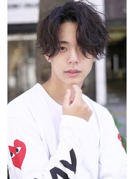 ジョエミバイアンアミ(joemi by Un ami) (joemi 新宿)センターパートメンズツイスパマッシュ 近江