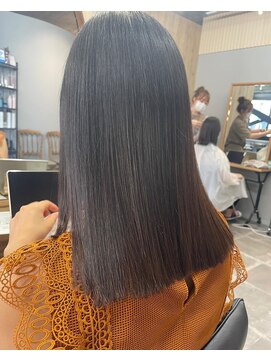 カノエ 福岡香椎店(canoe) 韓国スタイル/艶髪/切りっぱなし/髪質改善縮毛矯正/香椎/千早