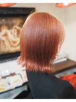 ボアップ 京橋店(boappu)&nbsp;#オレンジカラー＃ボブヘア#イルミナカラー