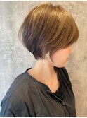 ナチュラル大人ショート