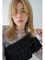 シェル 国分寺(shell)&nbsp;★大人可愛いふんわりカールミストバング外国人風カラー_☆≡