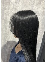 ジーナ 博多(Zina)&nbsp;韓国風ヘア/ブルーブラック/顔周り/艶カラー/艶髪
