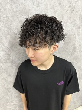 ダズルヘアーエイチ(DAZZLE hair H) 尾崎指名/波巻きパーマ