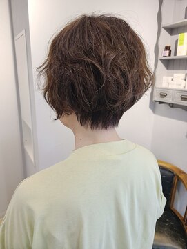 ヘア ケア ディエイチケー(HAIR CARE DHK) 無造作バーマショートボブ