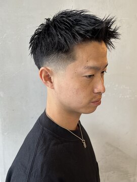 フランクスバーバーリザーブ 人形町店(FRANK’S BARBER RESERVE) ローフェード×テーパーフェード　ｙ