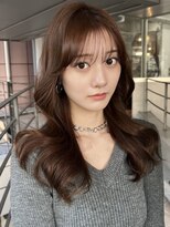 ディーバ 藤沢(D.I.E.V.A) オンニヘア 2wayバング韓国ヘアーラベンダーブラウンベージュ☆