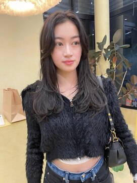 スニュウ(snuw) 【snuw mina】レイヤーカット/グレージュカラー