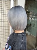 シルバーカラー×ボブスタイル[成田駅]