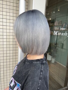 ミラシィ 成田(Mirashy) シルバーカラー×ボブスタイル[成田駅]