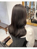 エル バイ ホーム(L by HOME)&nbsp;まろやかグレージュ　くびれ巻き　艶感カラー