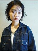 前髪パーマ/切りっぱなしボブ/美髪/髪質改善/TOKIO/20代/30代