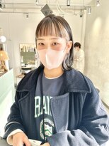 フィグバイアルテフィーチェ(fig by artefice)&nbsp;インナーカラー　ミルクティーベージュ　外ハネボブ