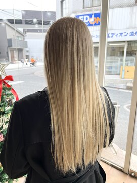 美容室 夢追い人 シャドウルーツカラー