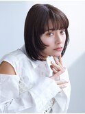 【La fith】マチルダボブ×暗髪カラー×レイヤーカット