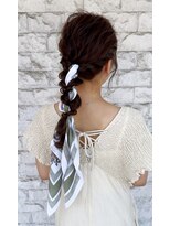 カイノ 福岡志免本店(KAINO)&nbsp;スカーフアレンジ♪編みおろし