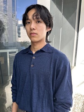 イトシテ ニュアンスパーマ×メンズウルフ 【鎌田 隆雅】