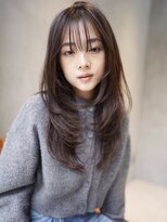 ニコ トウキョウ ヨコハマ(nico)&nbsp;韓国ヘアーハッシュカットレイヤーカットグレージュブリーチ無し