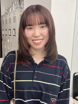 ソソ(soso) 【soso 伊勢田】レイヤー×マロンブラウン【横浜/ブリーチ】