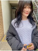 天神/大名/赤坂/インナーカラー/春色/イヤリングカラー