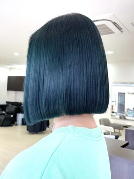 タイドヘアー 高槻2号店(TIDE HAIR) ダークグリーン