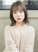 イメチェンヘアスタイル/外ハネボブ/ワイドバング/美髪ヘア