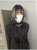 ▽□□▽ロングウルフ×エクステ×姫カット