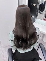 ノー バイ イオエ 西梅田(no. by ioe)&nbsp;ブリーチなしカラー/髪質改善/ミルクティーベージュ/小顔ヘア