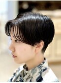 刈り上げマッシュショート