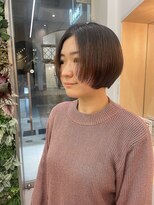 エイトヘアー(8 HAIR)&nbsp;マッシュショートボブ×ベージュ