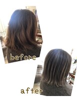ニコル(Nicole) 外ハネボブ・バレイヤージュ