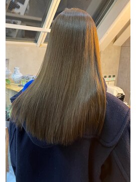 ロンド ボーイ 表参道(Lond BOY) イメチェン外ハネボブ美髪ワイドバングミディアムレイヤーカット