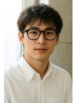 にもう&nbsp;ブルーカラー　波打ちパーマ　韓流ヘアrk1