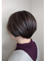 松本平太郎美容室 浦安店 大人かわいい ショートボブ/モカベリージュ/30代40代50代60代