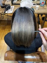 キャンバス 川崎(canvas.)&nbsp;ブリーチ矯正 髪質改善 3枚目ビフォー/川崎/艶髪/美髪 【窪田】