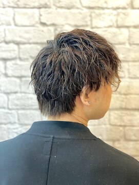 ヘアサロン 銀座マツナガ新宿店(hair salon) 大人気波巻きパーマ×マッシュ【新宿/理容室/バーバー】