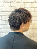 大人気波巻きパーマ×マッシュ【新宿/理容室/バーバー】