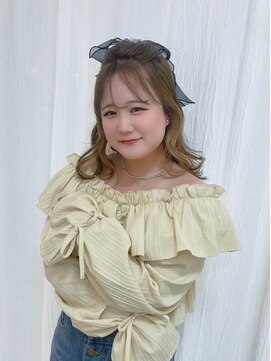 エミュ 天文館店(eMu) さりげないインナーカラーが可愛いオリーブベージュ