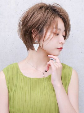 ルアン 上通り(ruen) 前髪長め大人ショートボブ