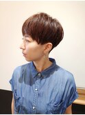 30代40代50代おすすめ　マッシュベリーショート×ツーブロック