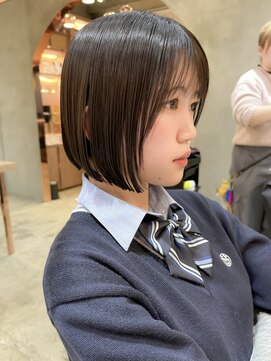 ロンド エスポワール 錦糸町(Lond espoir) ラベンダーミルクティー/暗めカラー/ブリーチなし/ボブ/錦糸町