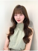 20代レイヤー韓国ヘア