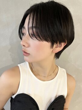 パーク(PARK) 【PARK】ハンサムショート×グレージュブラック