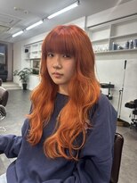 アオ(AO。)&nbsp;オレンジカラー/ダブルカラー/ブリーチカラー/ハイトーン