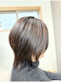 大人ウルフスタイル【eon】ミセス、大人女性、白髪、マイナス6歳