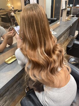 ラピス 横浜(Lapis) ブラウンベージュハイライトカラー