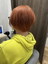 テーラヘアー 高座渋谷店(TELA HAIR)&nbsp;ショートボブ×オレンジカラー