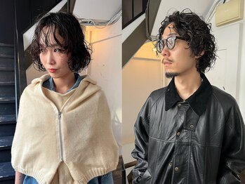 ボウ(BOW)の写真/【本町駅すぐ】丁寧な技術でつくるパーマ&カット♪心地よい空気感が魅力の大人向けサロン。メンズ大歓迎◎