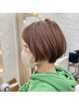 イオ 渋谷(io)&nbsp;丸みショートボブ/ショートボブ/ひし形ショート/大人ショート
