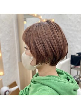 イオ 渋谷(io) 丸みショートボブ/ショートボブ/ひし形ショート/大人ショート